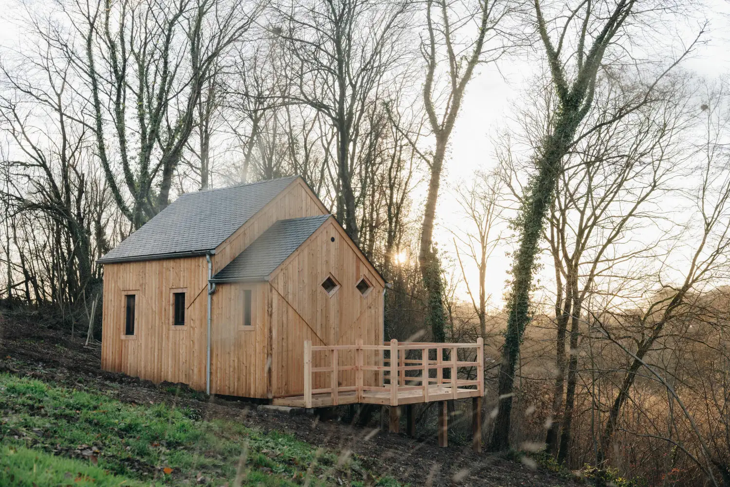 Cottage for 2 people in Gesves Les Cabanes des Pierreux : Arnold